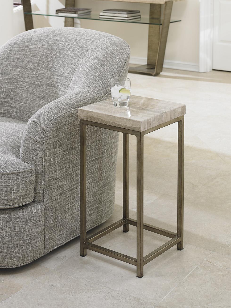 Lexington LAUREL CANYON 721951 Ashcroft Accent Table with Silver